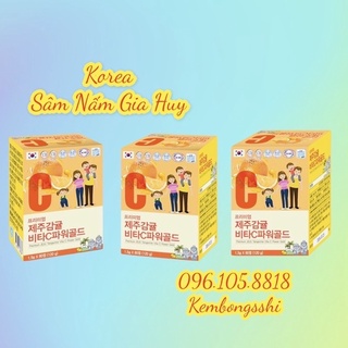 Viên Vitamin C  JEJU Tangerine Multivita C Hàn Quốc Vị Cam