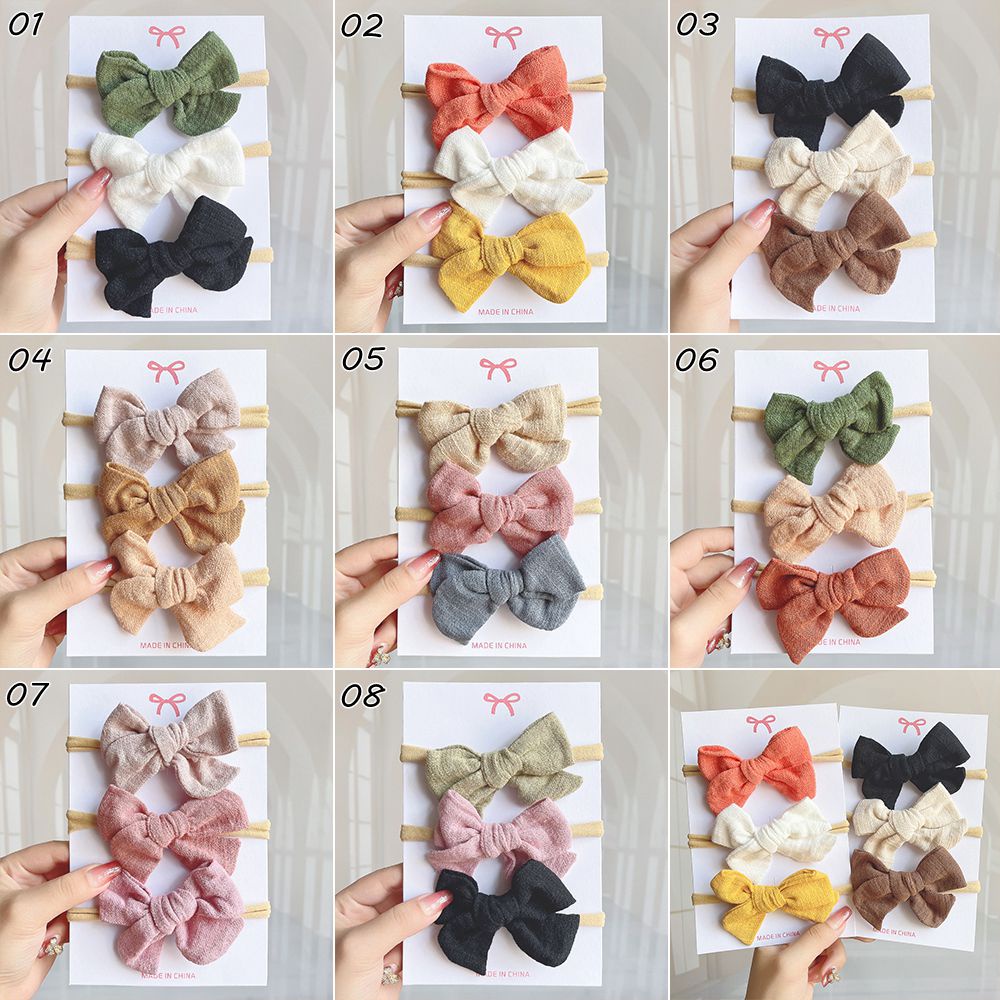 Set 3 băng đô KIDSBOWS mềm mại xinh xắn cho bé gái