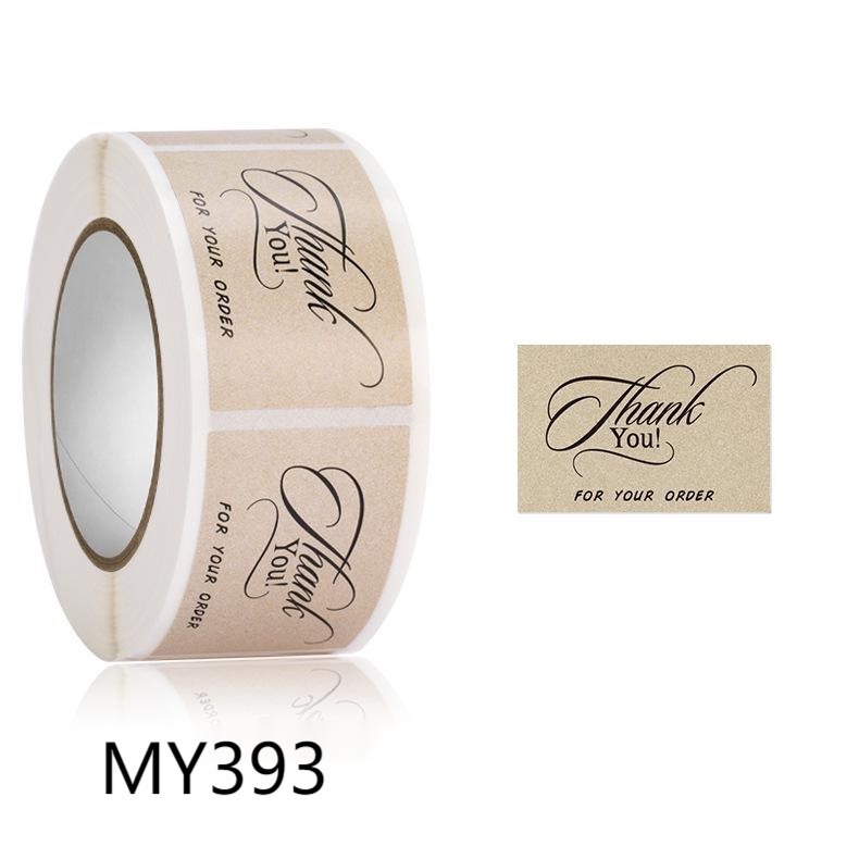 TEMMY392-398_Tem dán chữ " Thank you" >