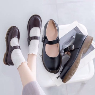 L092 [ORDER] Giày Ulzzang quai ngang nữ sinh phiên bản Hàn Quốc (Mẫu mới)