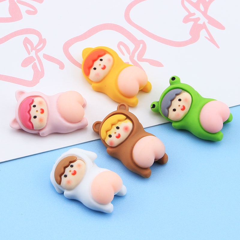 crocs Sticker shoes sticker for cross sandals☁️Mông Lớn 1 Cái☁️Phụ Kiện Khóa Giày DIY Dễ Thương
