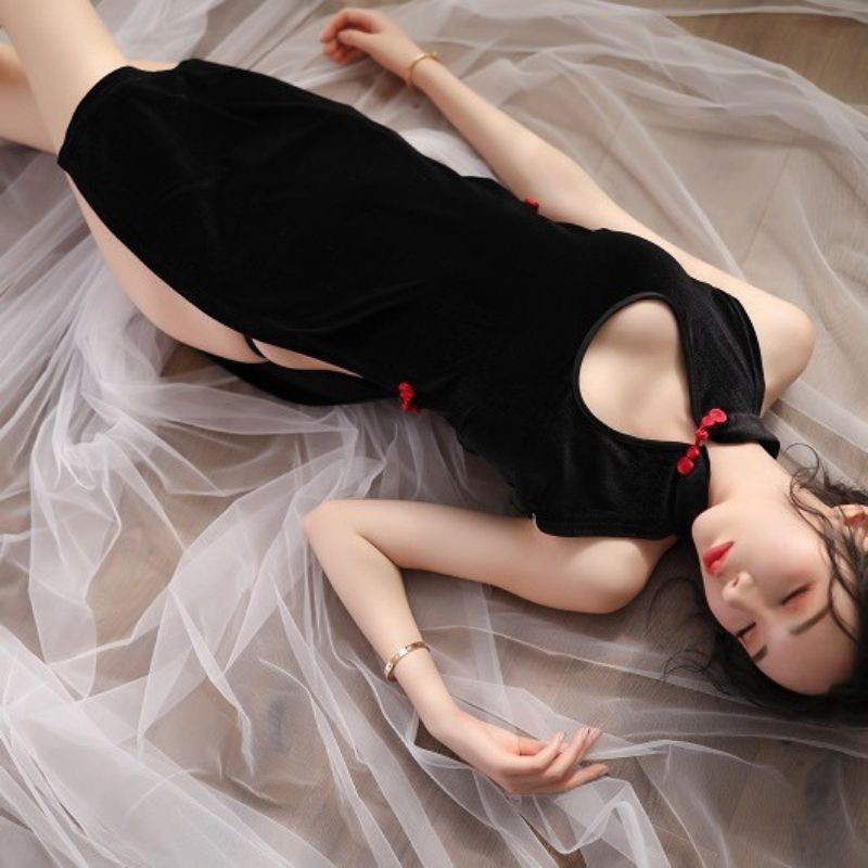 Cosplay sườn sám cổ trang Trung Hoa - váy đầm ngủ gợi cảm buộc dây hở lưng | BigBuy360 - bigbuy360.vn