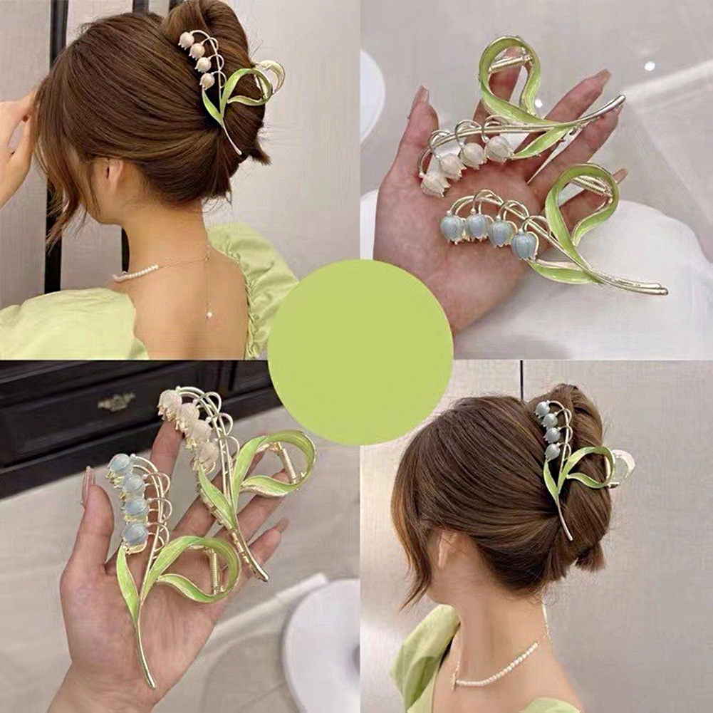 Kẹp Tóc Hình Bông Hoa Màu Sắc Ngọt Ngào Cho Nữ