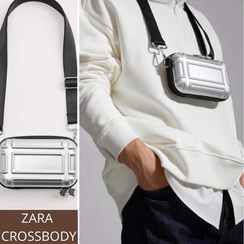 Túi Zara Crossbody Auth Germany dáng Unisex (fullbill+ảnh thật) MST21