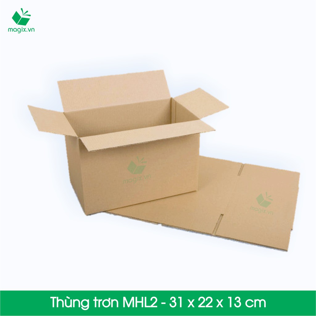 MHL2 - 31 x 22 x 13 cm (A4) - 10 Thùng hộp carton trơn