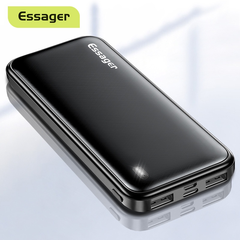 Sạc Dự Phòng Sạc Nhanh 10.000mAh ESSAGER - Pin Dự Phòng Cho iPhone, Samsung, Xiaomi, Huawei