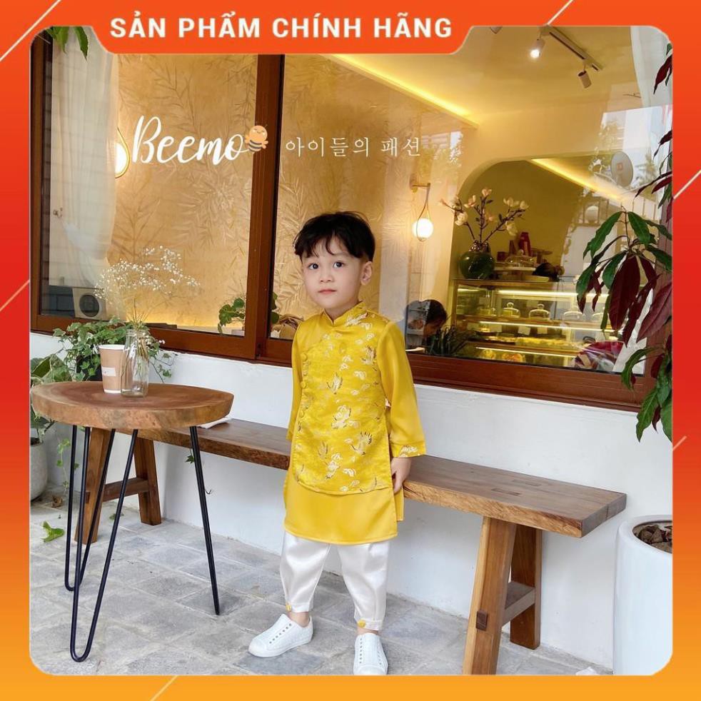 Set áo dài Nam họa tiết chuẩn truyền thống,lụa gân mềm mại phối gấm CAO CẤP