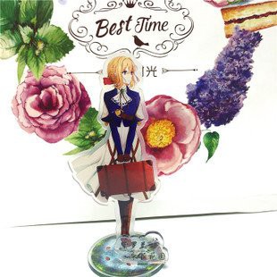 Mô hình nhân vật mica standee VIOLET EVERGARDEN BÚP BÊ KÝ ỨC in hình anime chibi trang trí trưng bày