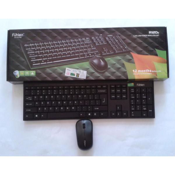 Bộ phím chuột không dây FUHLEN A120