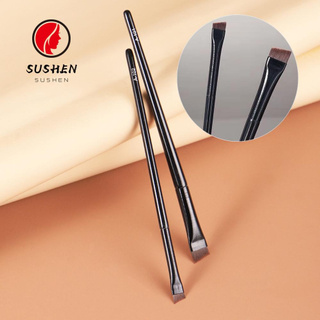 Bộ 1 / 2 cọ trang điểm lông mày 2021 chất liệu sợi tổng hợp cao cấp