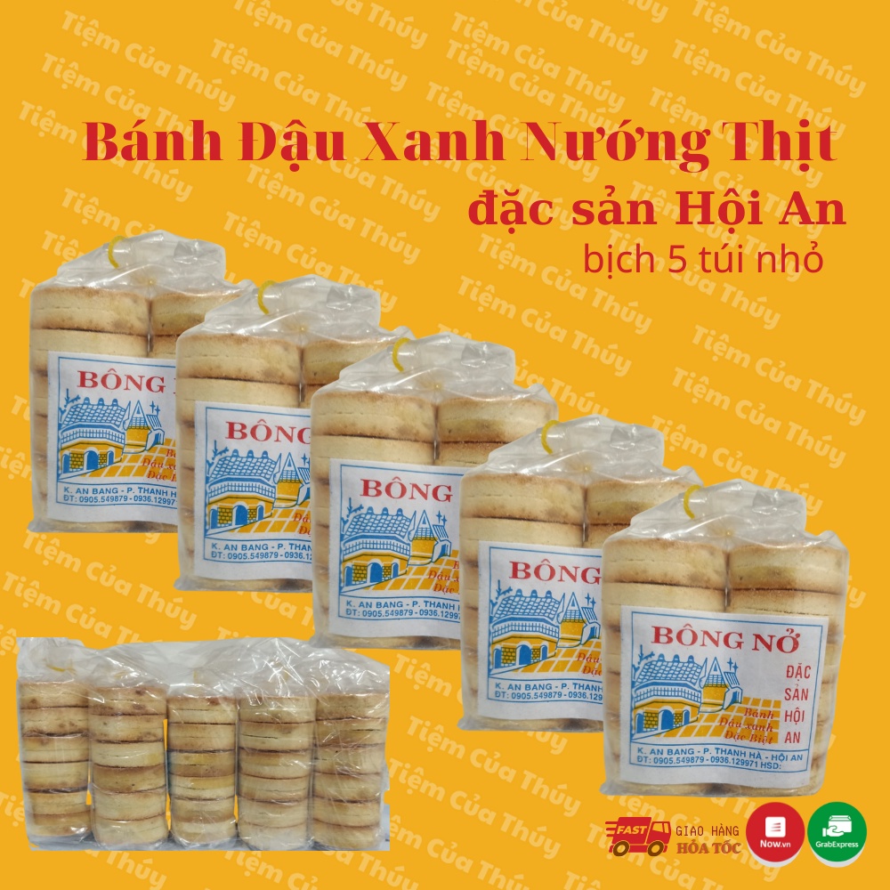 Bánh đậu xanh nướng thịt Hội An 1 gói 100gr