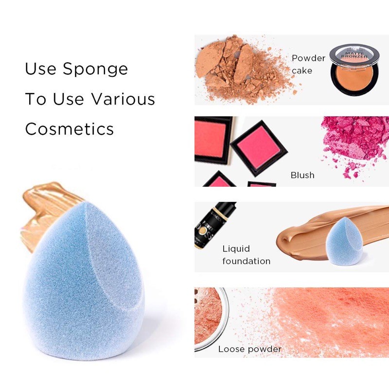 Mút trang điểm &quot; thần thánh&quot; Juno Co USA Microfiber Fusion Sponge