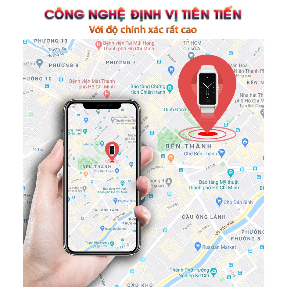 Đồng hồ định vị gắn sim nghe gọi - Chống Nước