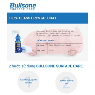 (BULLSONE) FIRSTCLASS CRYSTAL COAT - NƯỚC ĐANH BÓNG SƠN CRYSTAL