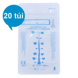 Túi trữ sữa cảm ứng nhiệt unimom không có bpa 210ml um870404