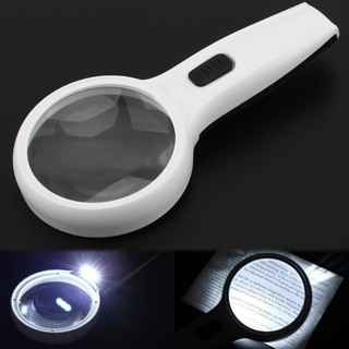 Kính lúp 75mm với 3 đèn LED