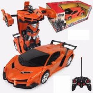 Ô tô điều khiển biến hình thành siêu nhân dùng pin sạc, ô tô biến hình, Xe dieu khien bien hinh dung sac dien co