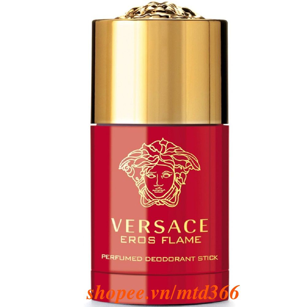 Lăn Khử Mùi 75Ml Versace Eros Flame Perfumed Deodorant Stick Thơm Hương Nước Hoa Chính Hãng.