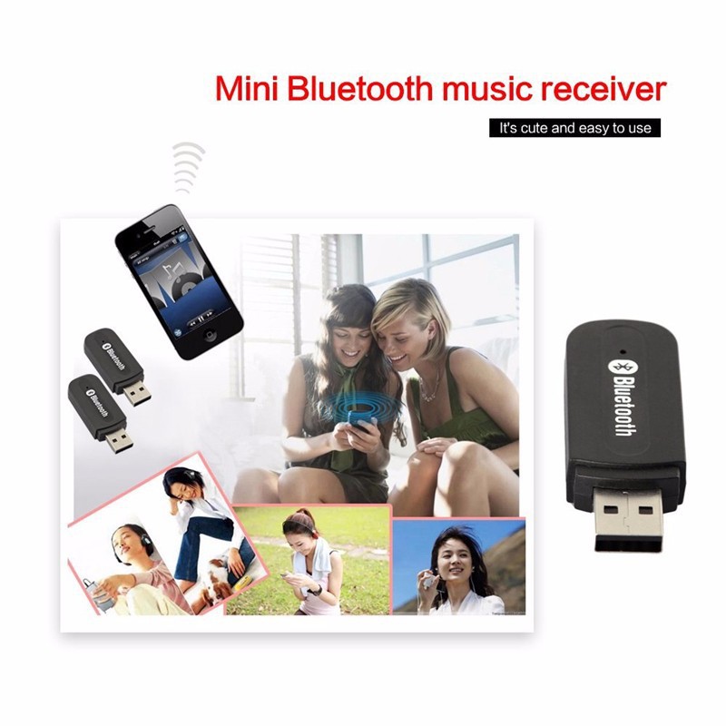 USB Bluetooth Chuyển Loa Thường Thành Loa Bluetooth Tặng Kèm dây AV ra 3.5