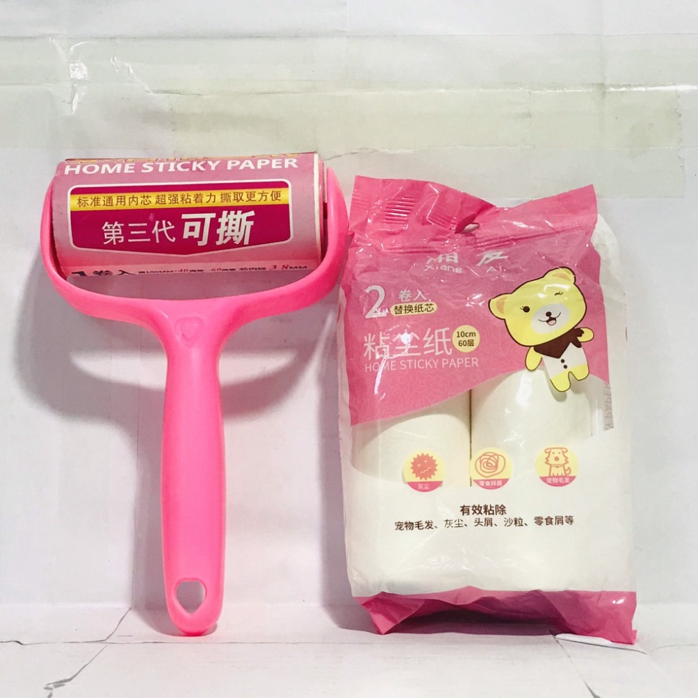 Cây Lăn Bụi Quần Áo Đa Năng Tặng Kèm 2 Cuộn Lau