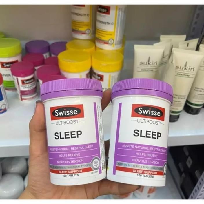 Viên uống hỗ trợ ngủ ngon Swisse Sleep 100 viên (hàng Úc) | Thế Giới Skin Care