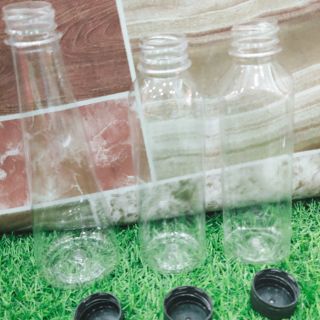[RẺ VÔ ĐỊCH] CHAI NHỰA VUÔNG NẮP ĐEN 330 ML CÓ KÈM NẮP/CHAI NHỰA PET