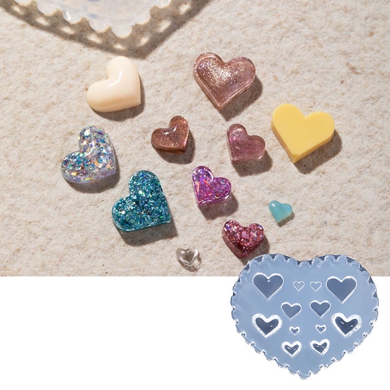 Khuôn silicon làm nail, khuôn nặn nhiều hình