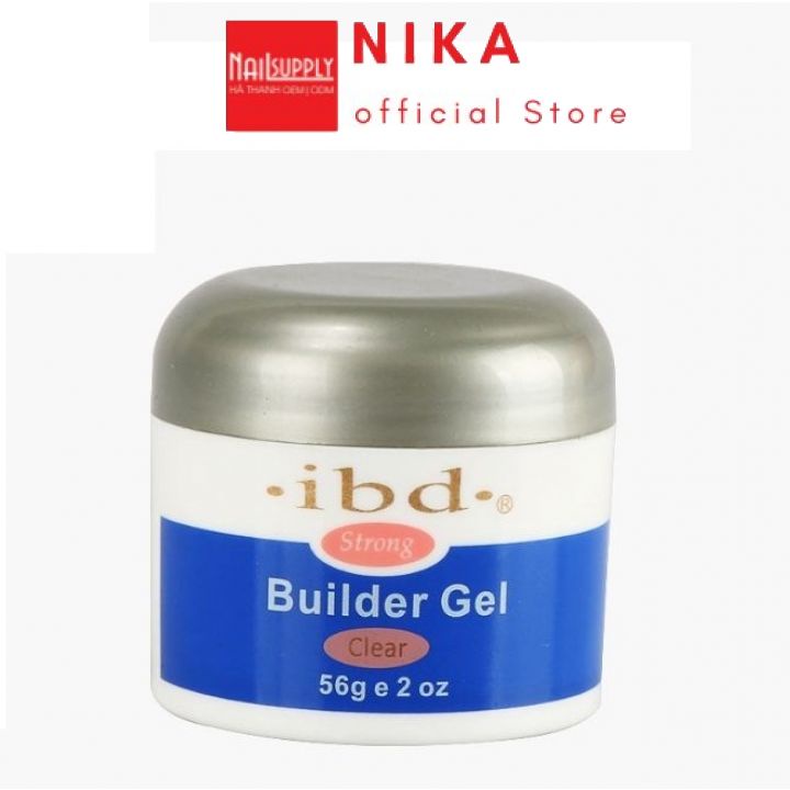 Gel Đắp Móng Hũ Nhỏ IBD 56g Màu CLEAR [ Hard Gel ]