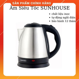 Ấm siêu tốc inox sunhouse shd1057 bền đẹp