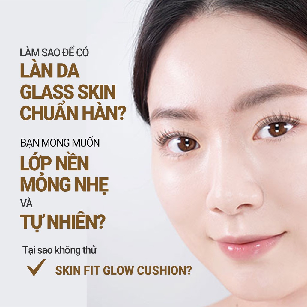 [Mã COSIF03 giảm 10% đơn 400K] Lõi phấn nước trang điểm căng bóng innisfree Skin Fit Glow Cushion Refill