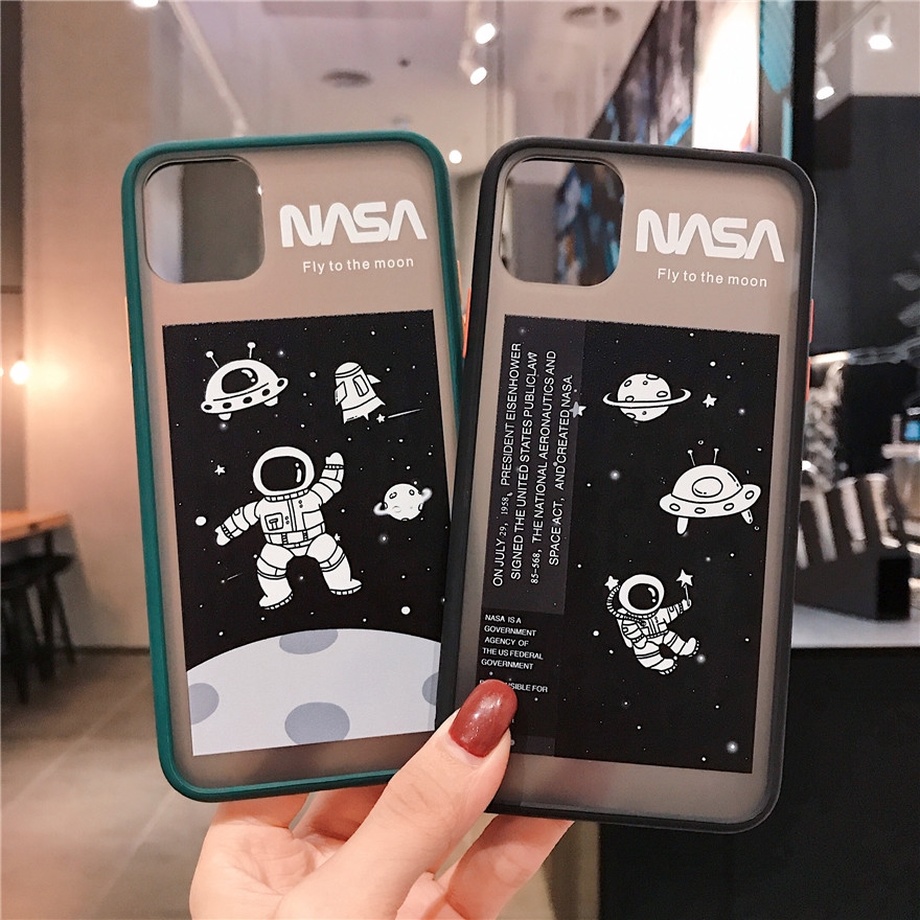 iPhone SE 2020 11 Pro Max Xs Max  XR Xs X 8 7 6 6s Plus Ốp điện thoại silicon mềm hình phi hành gia cho | BigBuy360 - bigbuy360.vn