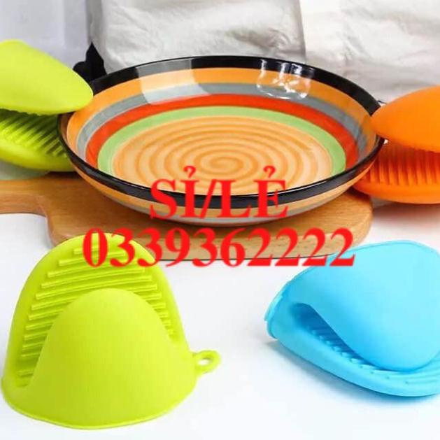 [ COCOLOVE ] Cặp găng tay bắc nồi bằng silicon hình mỏ vịt  HAIANHSHOP