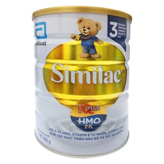 SỮA BỘT SIMILAC IQ PLUS HMO SỐ 3 LON THIẾC 900G --- DATE : 2020