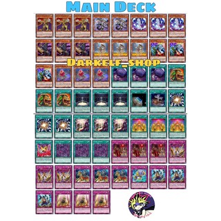 [ BÀI IN YUGIOH ] Deck zombie world eldlich 75 lá.