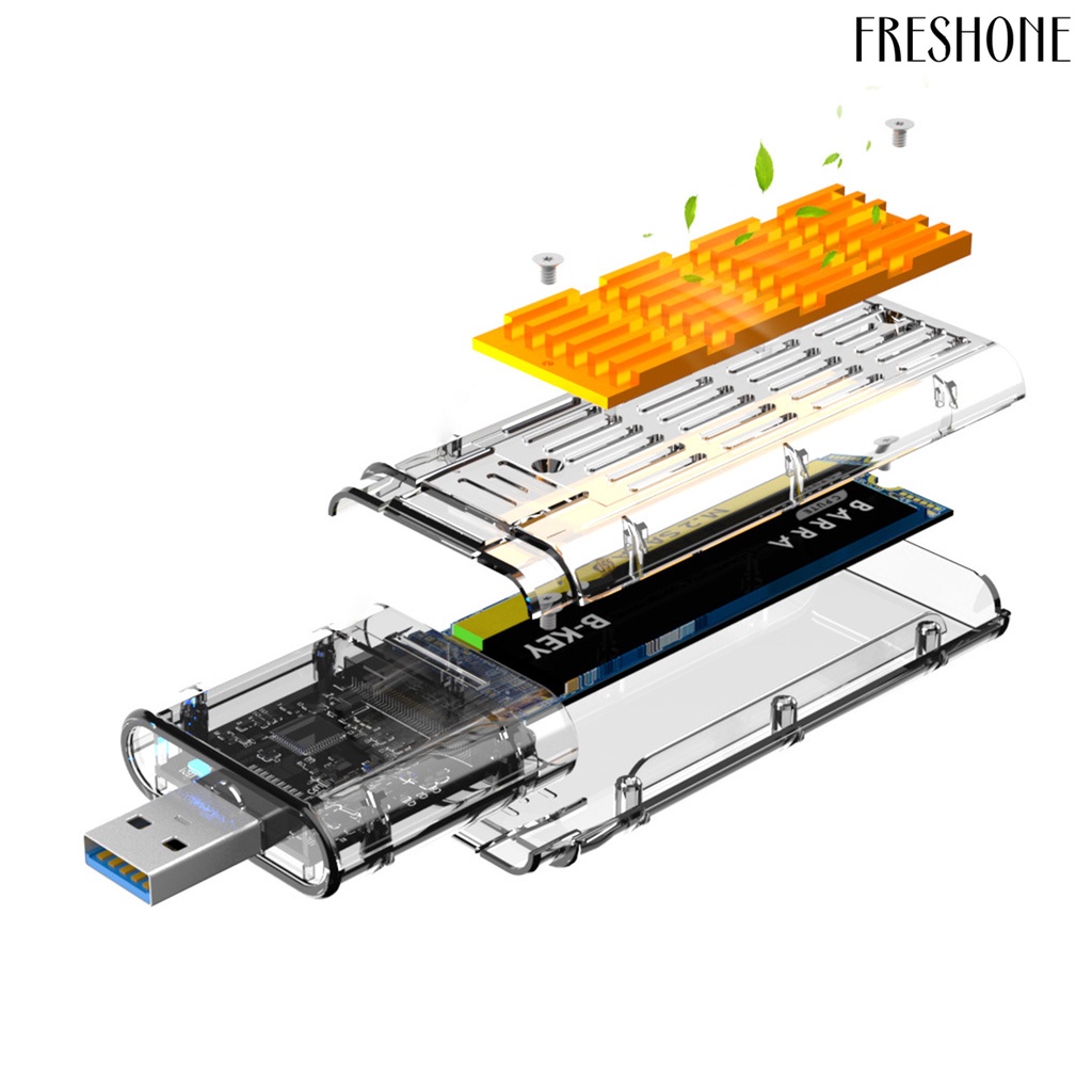 Hộp Đựng Ổ Cứng Ngoài Usb 3.0 2TB NGFF Cho B-KEY (Sata) Protocol M.2 SDD | BigBuy360 - bigbuy360.vn