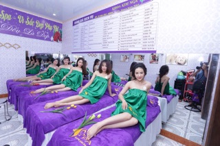 [Siêu Rẻ] Váy quây lụa cho spa hàng lụa mềm mát loại 1