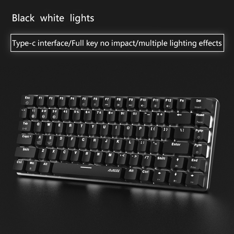 Bàn Phím Cơ Gaming Zzzx Ak33 Led Rgb 82 Phím