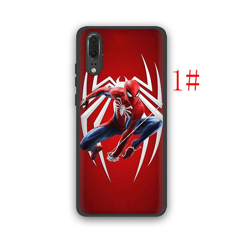 Ốp điện thoại silicon dẻo in hình truyện tranh Marvel SpiderMan T114 cho Huawei Nova 2i 2 Lite 3 3i 4 4e 5i 5t 7 SE