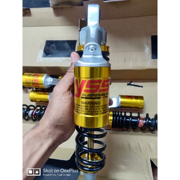 Phuộc YSS bình dầu vàng ty vàng gắn Dream Wave elegant galaxy future neo led Sirius 50 rc fi Taurus jupiter mx v xe điện