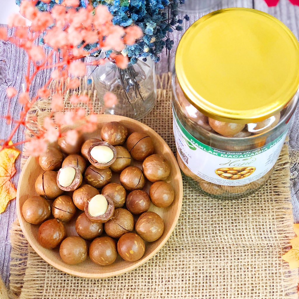 500g Hạt macca Tây Nguyên Sấy Nứt (Có Tặng Dụng Cụ Tách Vỏ)  HANI FOOD