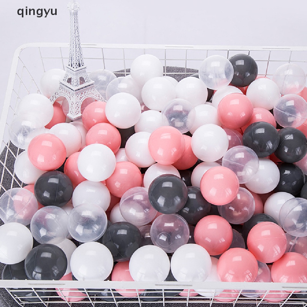 Set 100 Quả Bóng Mềm Thân Thiện Với Môi Trường Nhiều Màu Sắc Cho Bé