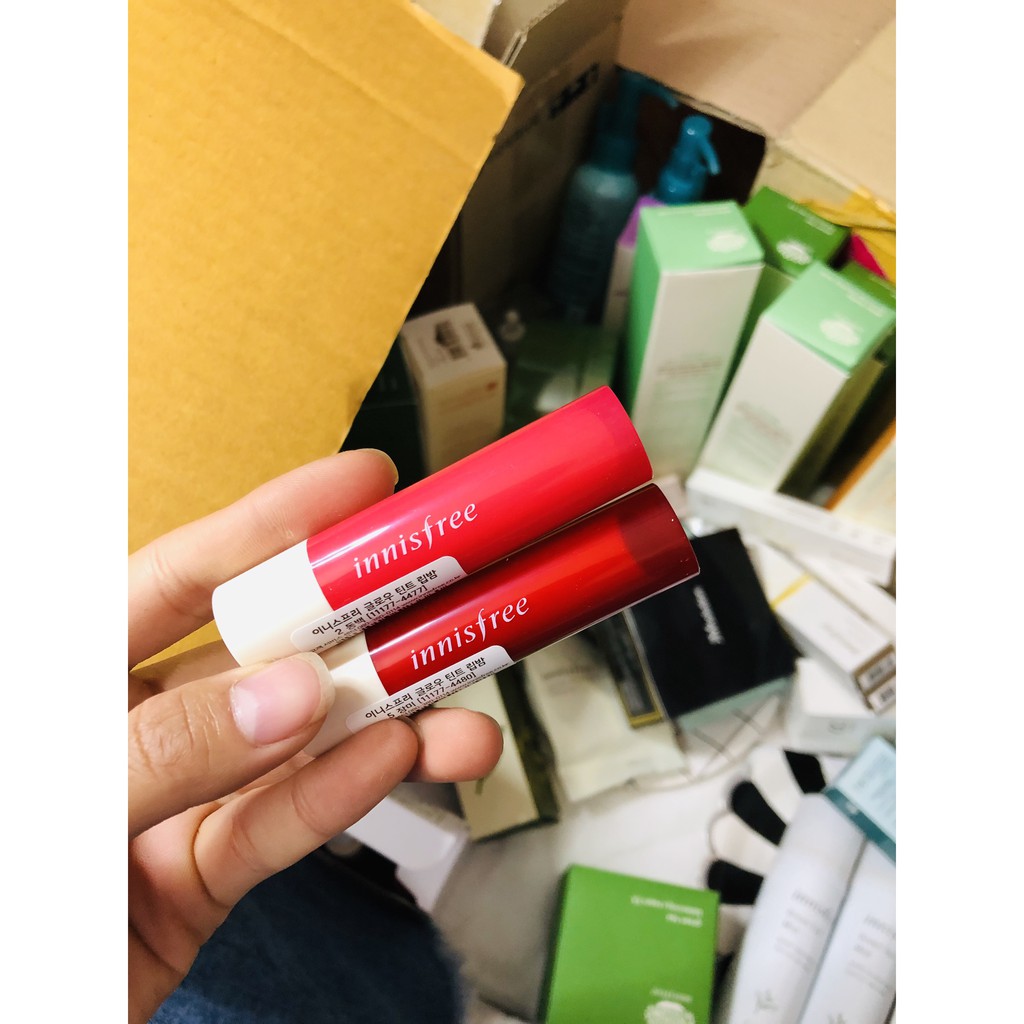 Son Dưỡng Mềm Môi Có Màu Innisfree Glow Tint Lip Balm