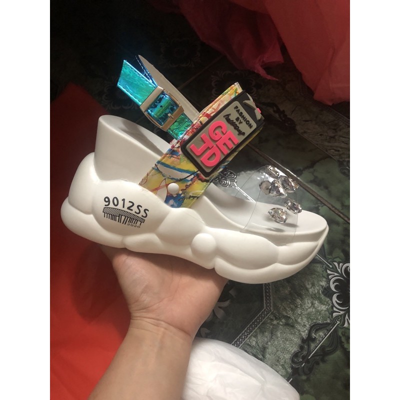 Sandal độn đế 11cm