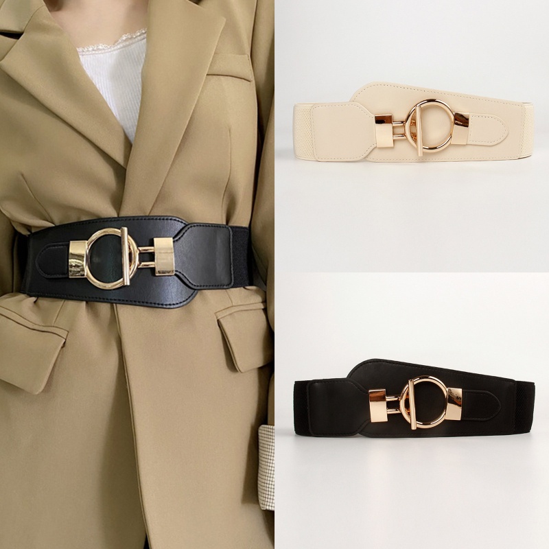 Thắt Lưng Khóa Hợp Kim Cỡ Lớn Sang Trọng Cho Nữ