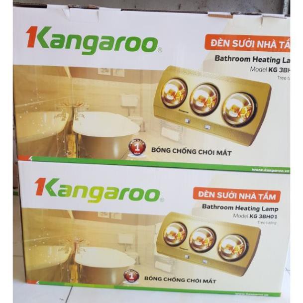 [ Chính Hãng ] Đèn sưởi nhà tắm kangaroo KG3BH01