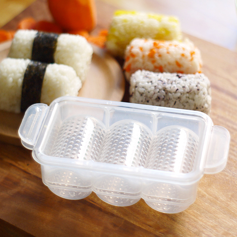 Khuôn Làm Sushi 3 Ngăn Tiện Lợi