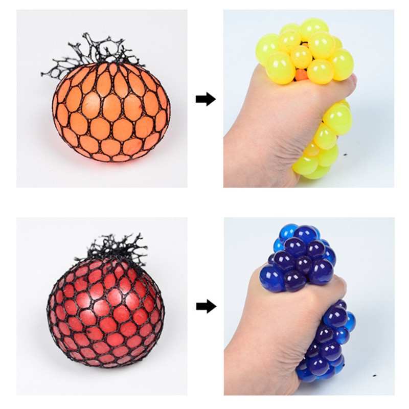 Đồ Chơi Bóng Lưới Squishy Giảm Căng Thẳng Nhiều Màu Sắc