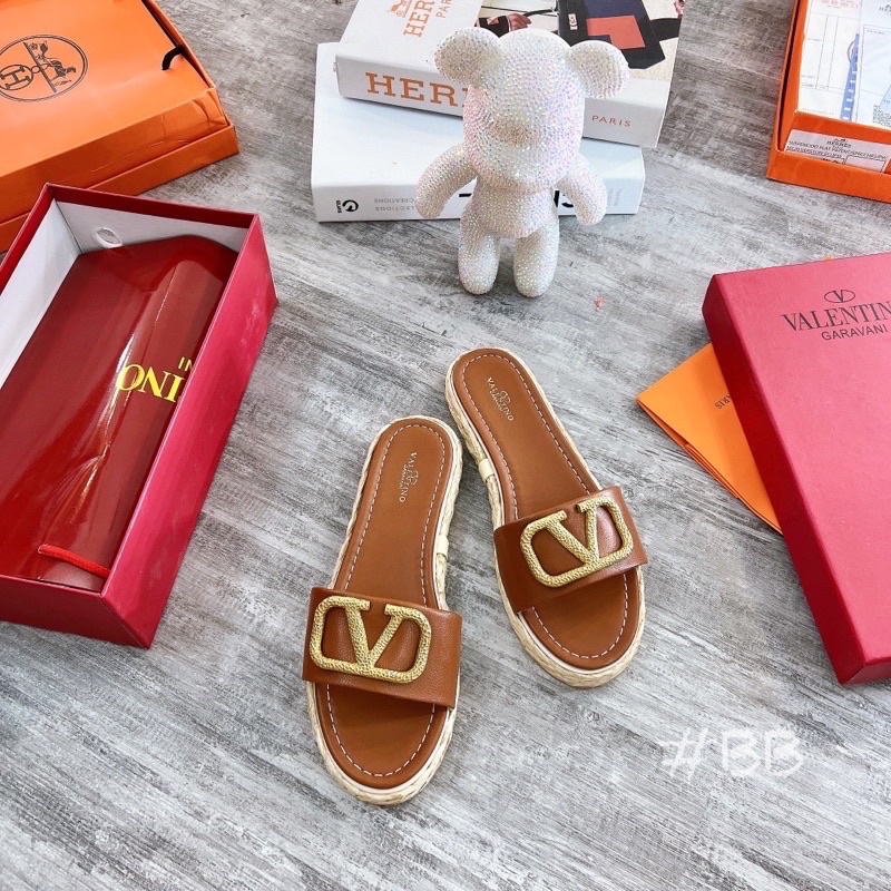 Dép valen quai ngang tag khoá đế cói fullbox
