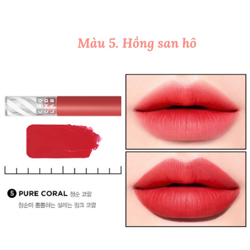 Son Kem Lì Màu Lôi Trôi Chất Son Mịn Mềm Lên Màu Chuẩn Chochoslab Switch All Velvet Lip Tint - KOBE YOUNG