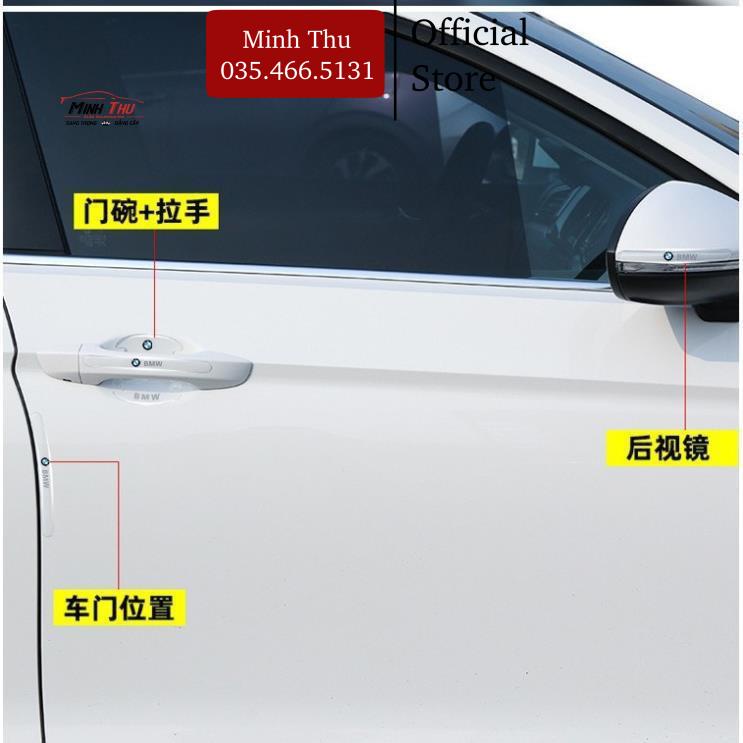 Bộ 10 Miếng Dán Silicon Chống Xước Hõm Xe Và Tay Nắm Cửa Ô Tô - Full Logo Hãng